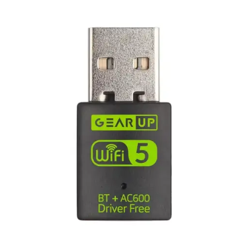 [0007283] GearUP 600Mbps Dual Band WiFi + Bluetooth Adapter