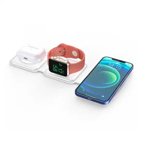 [07369] WiWU M6 Power Air 15W 3-in-1 Wireless Charger