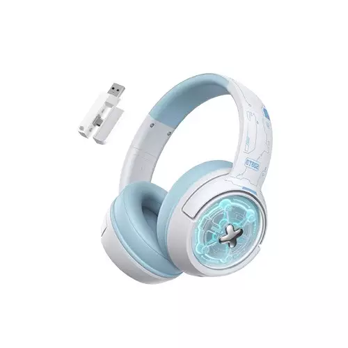 [0010421] Onikuma GT802 Triple Mode Wireless Stereo RGB Gaming White Headphone