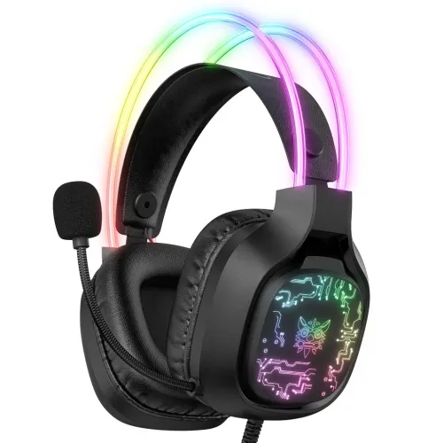 Onikuma X22 Cool RGB Dynamic Light Wired Gaming Headset