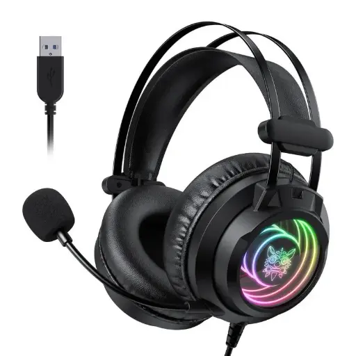 [0010446] Onikuma X80 Earphones Wired Gaming Headphone With MIC (Black)