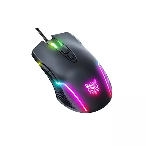 [04726] Onikuma CW905 6400 DPI Wired Gaming Mouse with Breathing LED Colors
