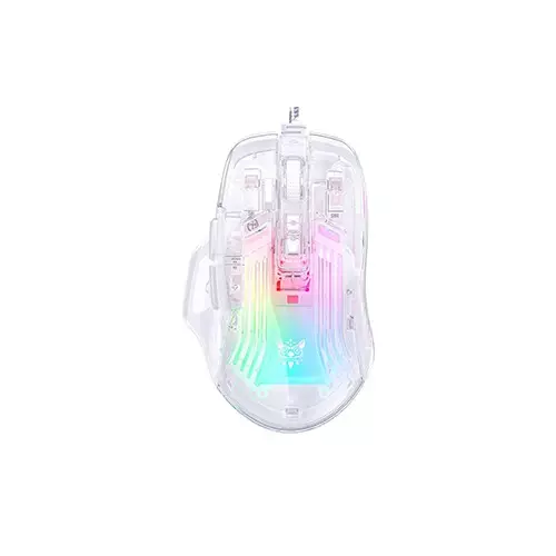 Onikuma CW923 12800 DPI Wired RGB Transparent Gaming Mouse