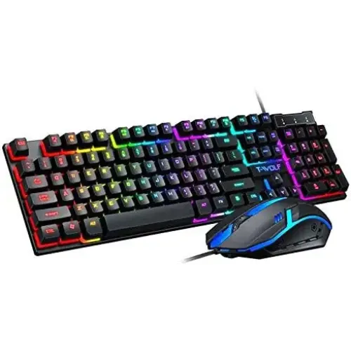 [0010481] T-WOLF TF200 Gaming Keyboard Mouse Combo
