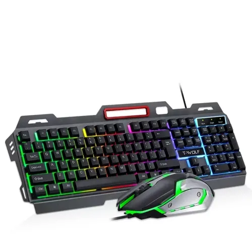 [0010482] T-Wolf TF600 RGB Gaming Keyboard Mouse Combo