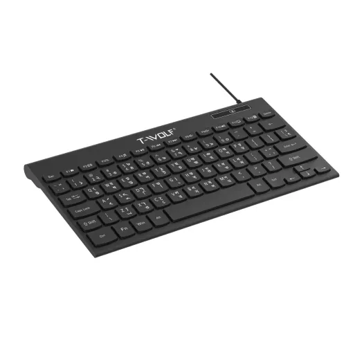 [05646] T-WOLF K220 Wired Keyboard with Bangla
