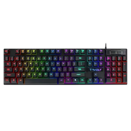 [0010491] T-Wolf T20 Wired RGB Gaming Keyboard