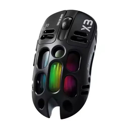 [05672] T-WOLF X3 Wireless Wired BT Hollow-carved Design Mouse 