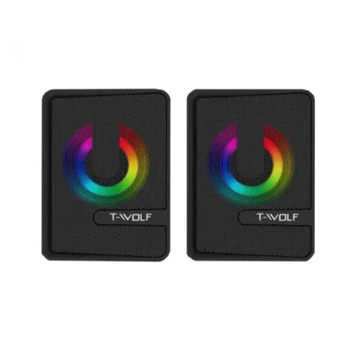 [0008907] T-Wolf S3 Portable Wired RGB Gaming Speaker