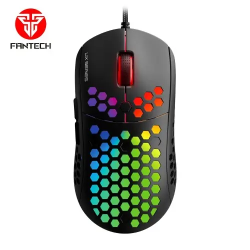 [02435] Fantech Hive UX2 RGB Wired Gaming Mouse Black