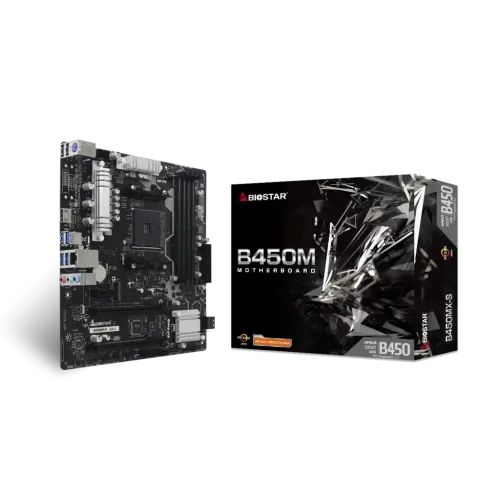 [0010749] BIOSTAR B450MX-S DDR4 AMD AM4 Micro ATX Motherboard