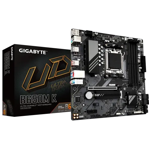 [0010751] GIGABYTE B650M K AMD AM5 Micro-ATX Motherboard