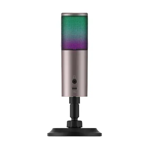 [0000711] HAVIT GK61 RGB Black-Ochre Recording Live Microphone 