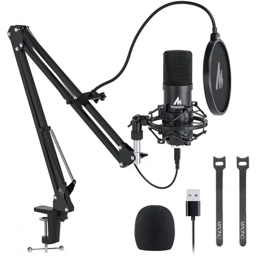 [0000714] Maono AU-A04 192KHZ/24BIT Plug & Play USB Microphone 