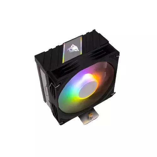 [0007812] Jungle Leopard K400 RGB 120mm CPU Cooler (Black) 