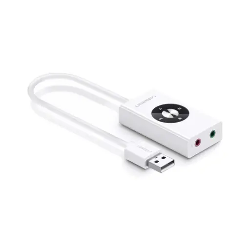 [0011052] UGREEN 30448 USB 2.0 External Stereo White Sound Card Adapter (30448)
