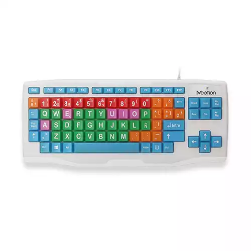 [0011101] Meetion MT-K800 Colourful Kids Computer Keyboard
