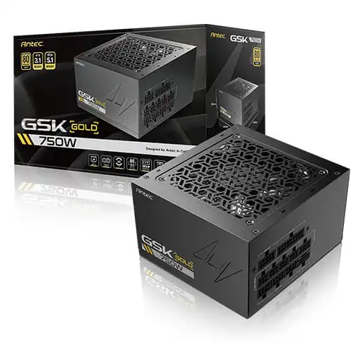 Antec GSK ATX3.1 750W 80 Plus Gold Full Modular Power Supply 
