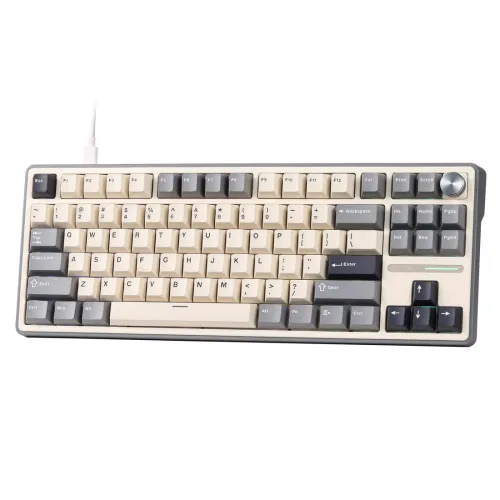 [0011137] Royal Kludge R87 PRO Creamy Switch RGB Mechanical Keyboard 