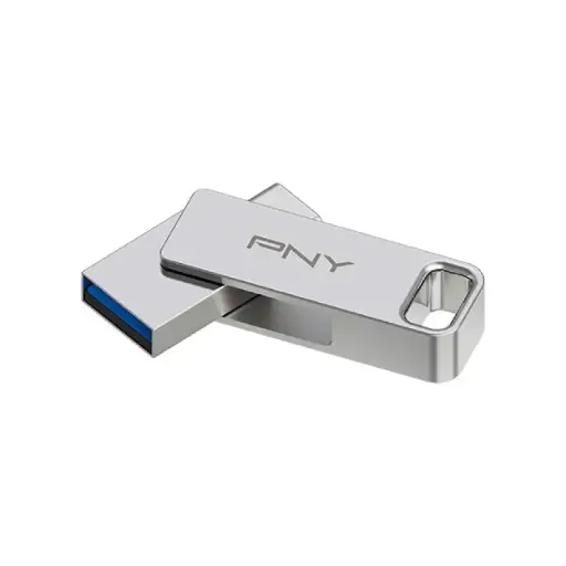 [0007957] PNY Duo Link 64GB USB 3.2 Type-C Dual Pen Drive 