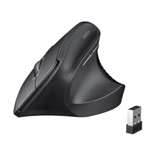 [0011221] UGREEN M571 Wireless Black Silent Vertical Mouse #55916 