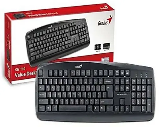 [00114]  Genius KB-110 USB Basic Keyboard