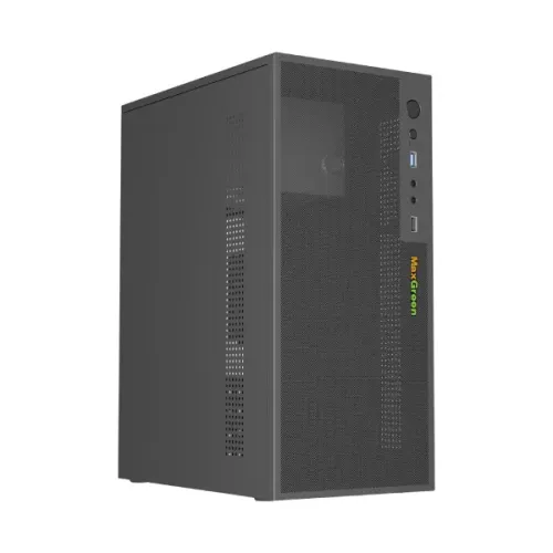 MaxGreen H2 M-ATX Case With 200W Power Supply 