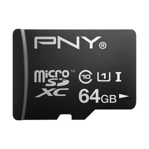 [0011380] PNY 64GB MicroSDXC class-10 UHS-I Memory card With Adapter
