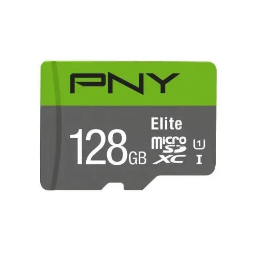 PNY Elite 128GB Class-10 Micro SD Memory Card 