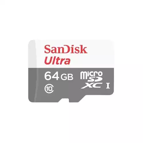 [0008054] SanDisk Ultra 64GB Class-10 100mbps Micro SDXC UHS-I Memory Card