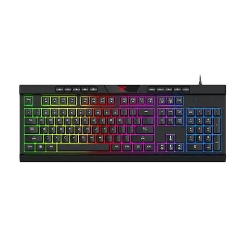 [0000745] HAVIT GameNote KB500L Multi-Function LED Backlit USB Gaming Keyboard Black