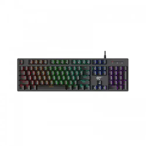 [0000751] HAVIT HV-KB858L RGB Backlit Mechanical Gaming Keyboard with Bangla