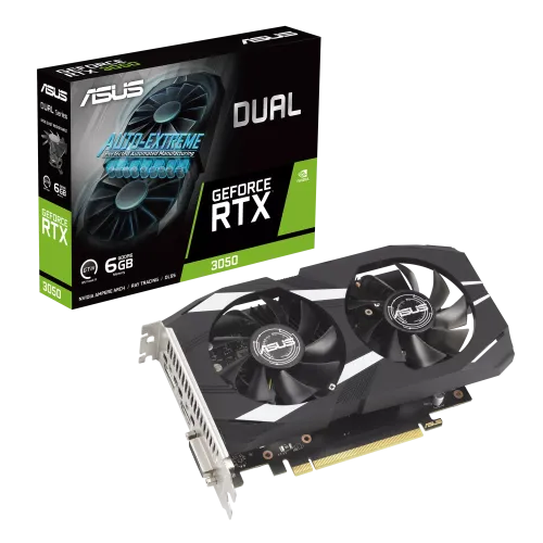 ASUS Dual GeForce RTX 3050 6GB GDDR6 Graphics Card 