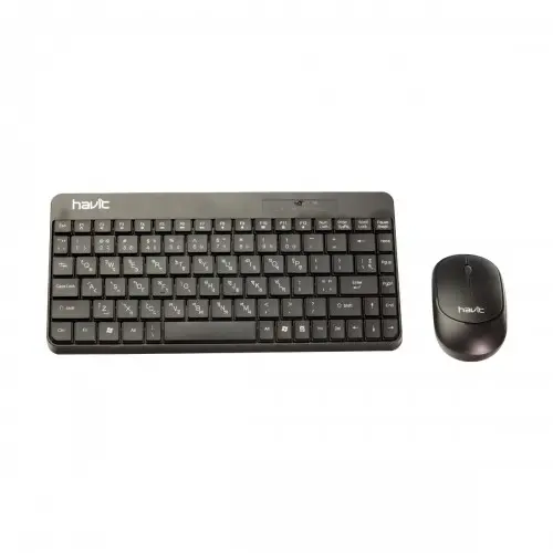 [02984] HAVIT KB259GCM Mini Wireless Keyboard & Mouse Combo