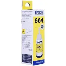 [0011466] EPSON 664 (Indian Original) Ink Bottle (Yellow)