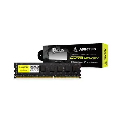 [0011486] ARKTEK 4GB DDR3 1600MHz Desktop RAM 