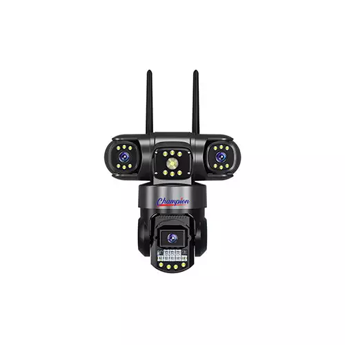 [0011523] CHAMPION PTZ 3 LENS 3 SCREENS WIFI SECURITY OUTDOOR WATERPRPOOF CAMERA 4G