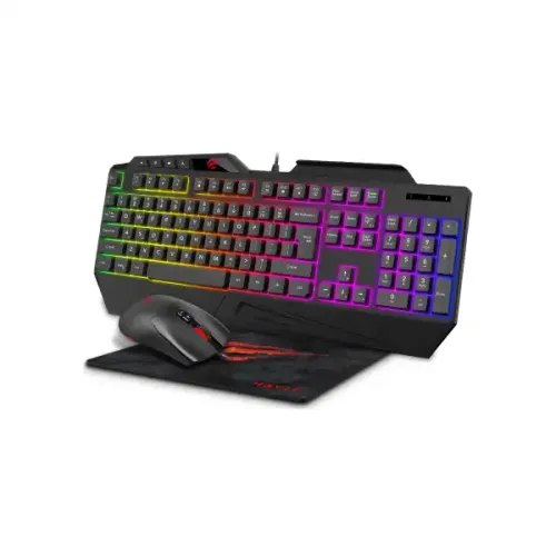 [0011549] HAVIT KB889CM RGB Gaming Keyboard, Mouse & Mouse Pad 3-IN-1 Combo