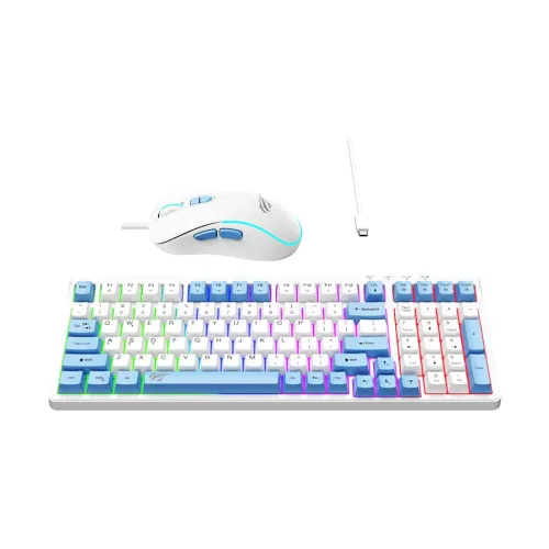 [0008182] Havit KB891CM Rainbow Backlit Keyboard Mouse Combo